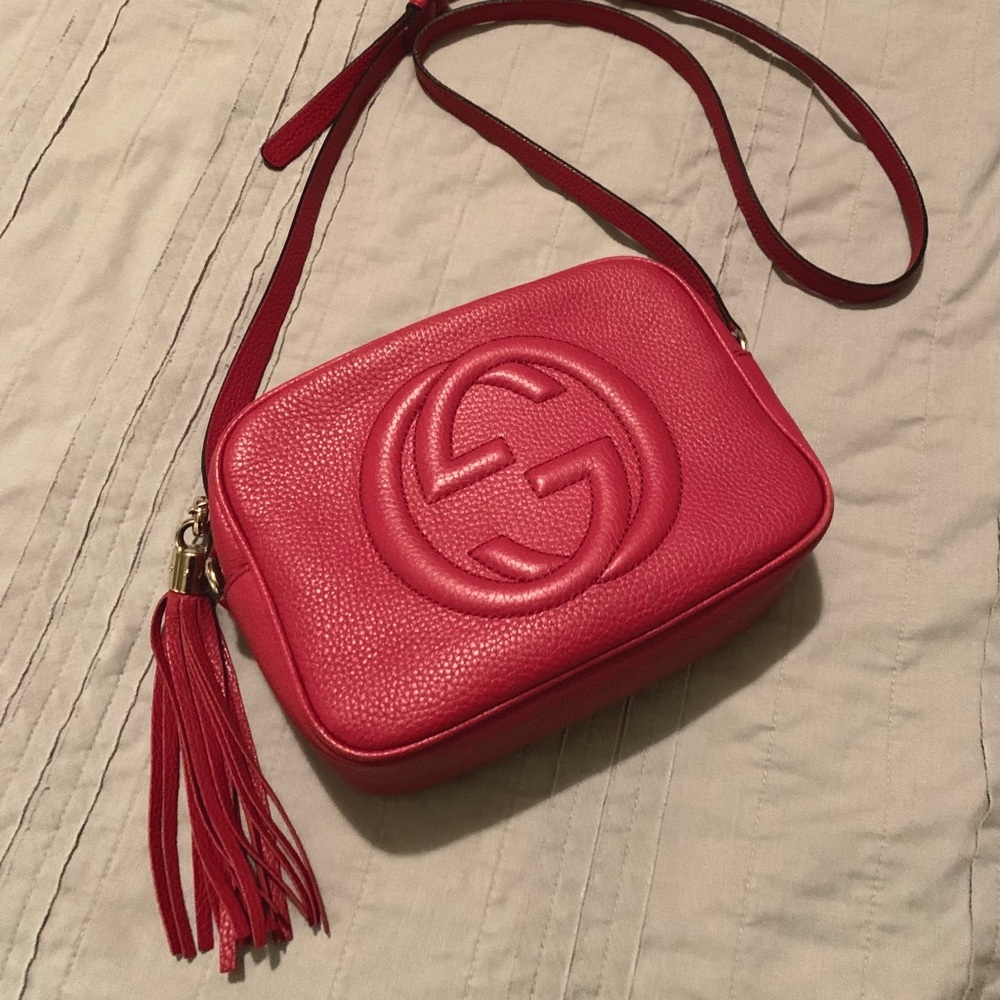 Trade! Like new! Authentic Gucci Soho Disco in Red